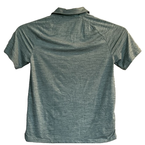 Hurley Men's Polo Shirt Heather Green Size Small Short Sleeve Golf Shirt - Picture 3 of 5
